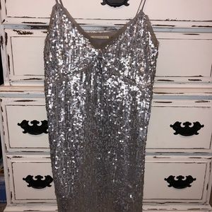 Sequin NYE/date party dress.